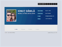 Tablet Screenshot of ionutdanila.com